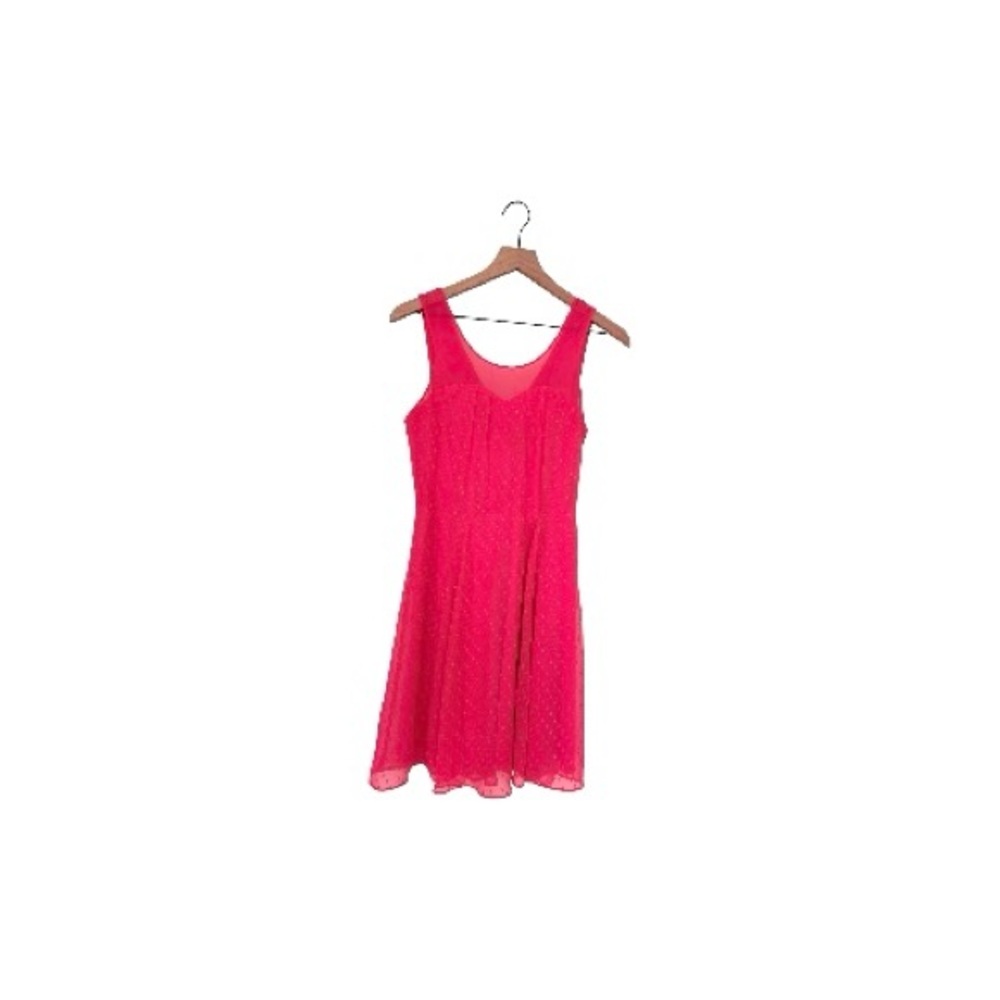 Express Bright Pink Sleeveless V-Neck Flowy Mini Party Dress Size 8